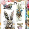 Aall&Create - A5 stempel - Home Grown Hare #796