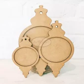 Artistiko - Julekule med ramme - medium