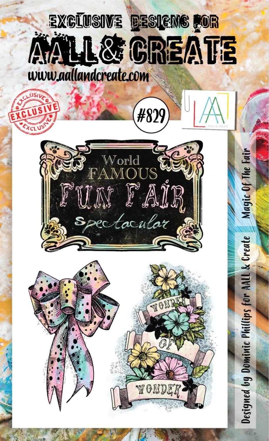 AAll&create - A6 STAMPS - #829 - Magic of the Fair