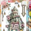 Aall&Create - A5 stempel - Spiralling delights  #828