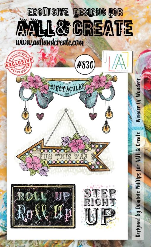 AAll&create - A6 STAMPS - #830 - Wonder of wonders