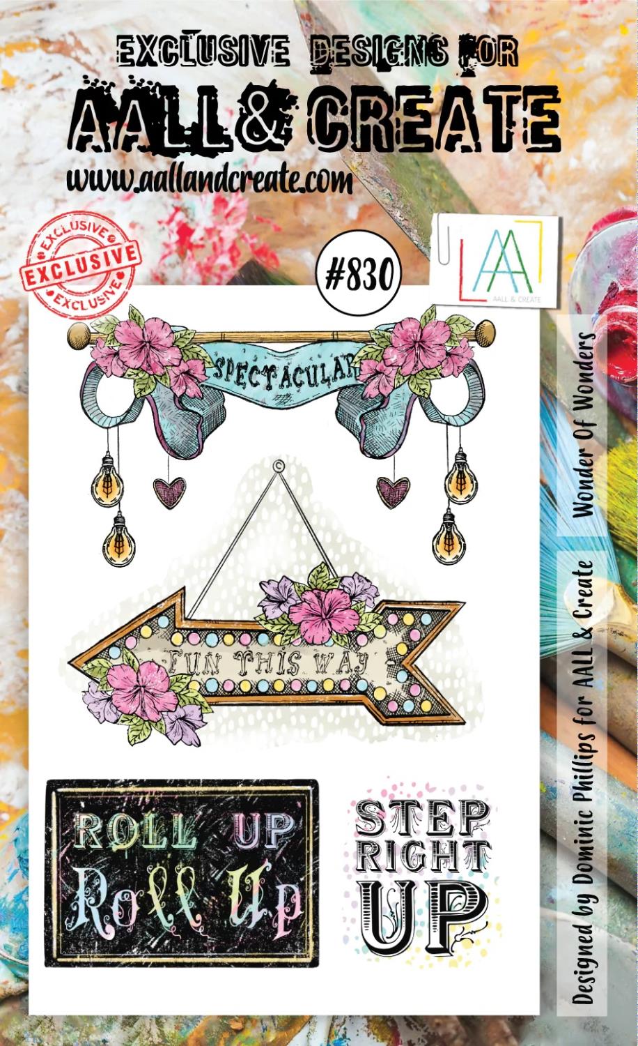 AAll&create - A6 STAMPS - #830 - Wonder of wonders