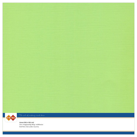 Linen Cardstock - May Green