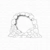 Gummiapan - Grotte