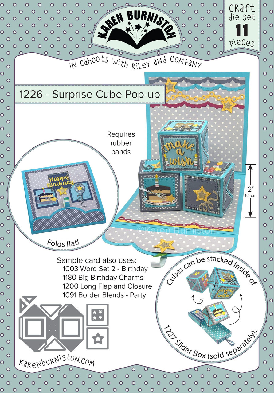 Karen Burniston Dies - Surprise Cube Pop-Up - 1226