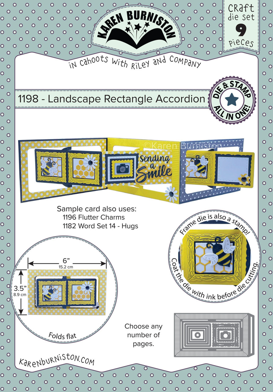 Karen Burniston Dies - Landscape Rectangle Accordion - 1198