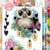 Aall & Create - Owls Crystals -  #865 - A6 STAMPS