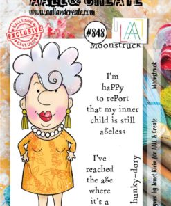 Aall&Create - #848 - A7 STAMP - Moonstruck