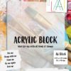 Aall & Create - BORDER ACRYLIC BLOCK - A6