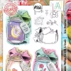 Aall&Create - A5 stempel - Love Preserves - # 866