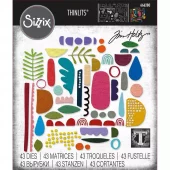 Sizzix - Tim Holtz Alterations - Thinlits - Abstract Elements