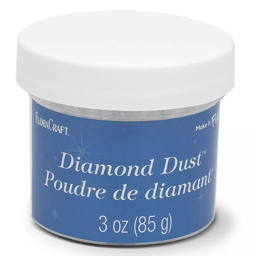 FloraCraft Diamond Dust Glitter 3oz