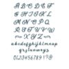 Sizzix - Thinlits dies - Jennifer Ogborn- Scripted alphabet