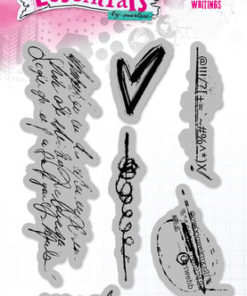 Studiolight - Essentials Cling Stamps Writngs - Art by marlene