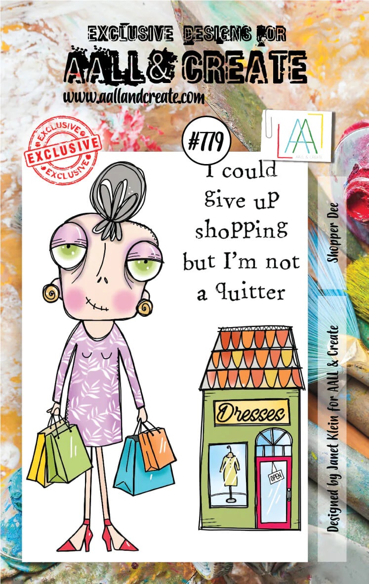 Aall&Create - #779 - A7 STAMP - Shopper Dee