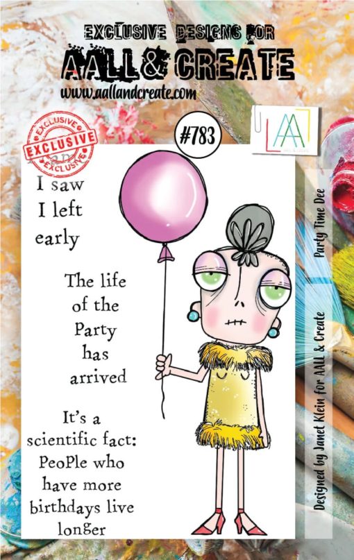 Aall&Create - #783 - A7 STAMP - Party time Dee