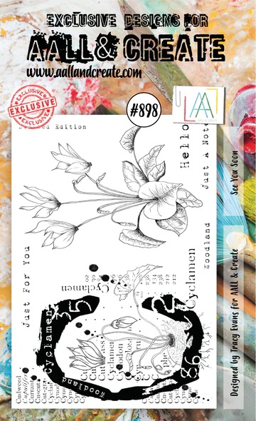 Aall & Create - See you soon - #898 - A6 STAMPS