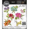 Sizzix - Tim Holtz Alterations - Thinlits - Mini Brushstroke Flowers