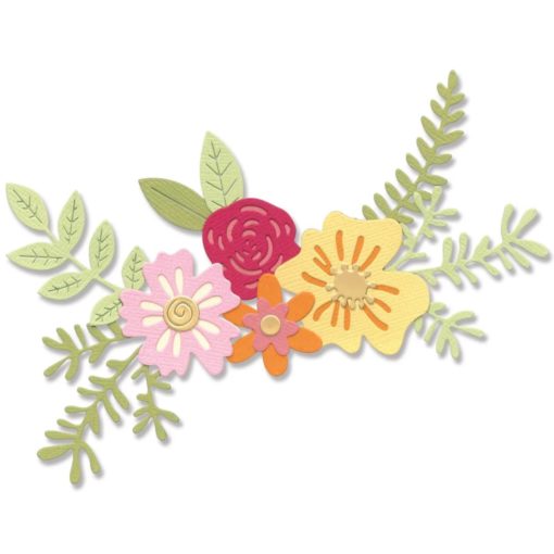 Sizzix - Thinlits dies - Jess Slack - Floral cluster