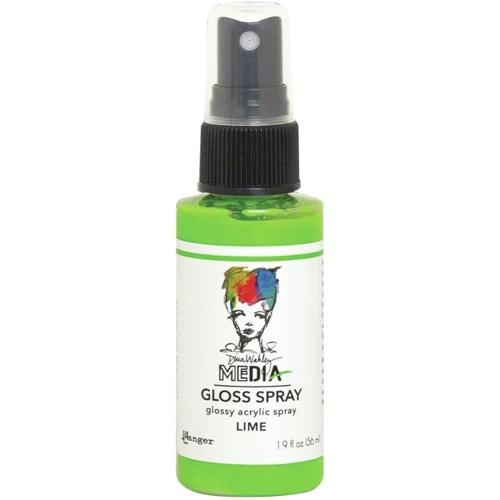 Dina Wakley Media - Gloss Spray - Lime