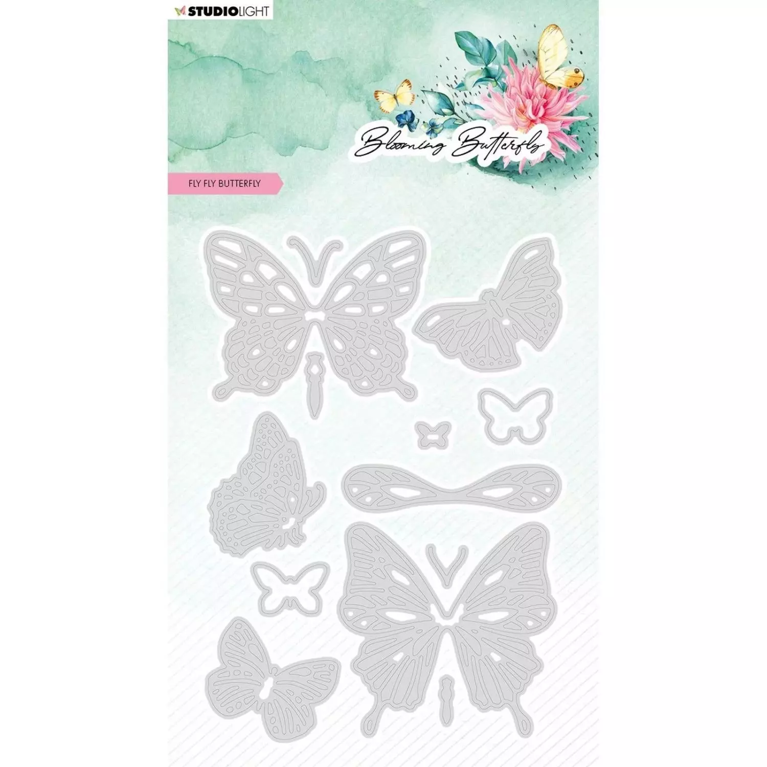 Studio Light • Blooming Butterfly Cutting Die Fly Fly Butterfly