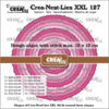Crealies - Circles with rough edges and stitchlines - Crea-Nest-Lies XXL stansen no. 127