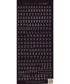 Nellie Snellen • Stickers Alphabet Black
