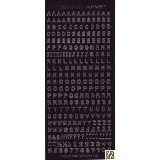 Nellie Snellen • Stickers Alphabet Black