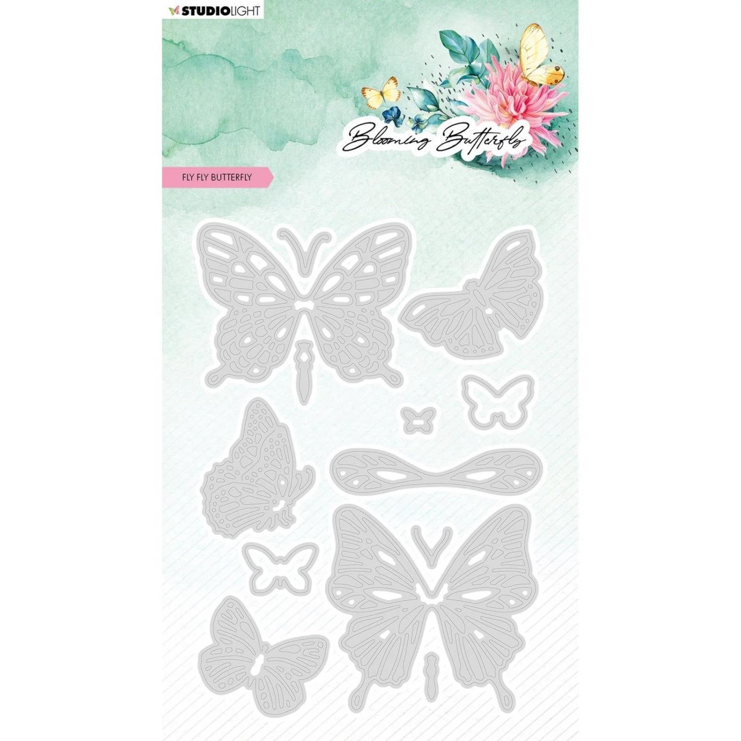 Studio Light • Blooming Butterfly Cutting Die Fly Fly Butterfly