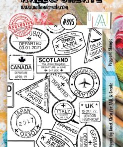 Aall& Create - PASSPORT STAMPS - A7 STAMP -