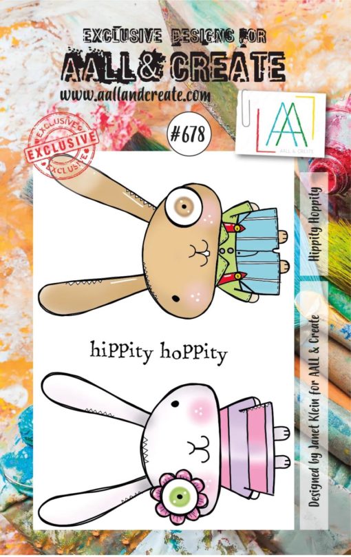 Aall&Create - Hippity Hoppity - #678 - A7 STAMP