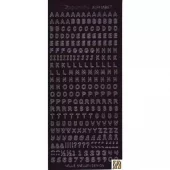 Nellie Snellen • Stickers Alphabet Black
