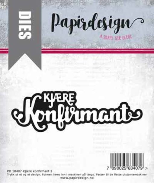 Papirdesign - Kjære konfirmant 3