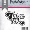 Papirdesign - Tusen takk