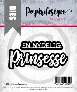 Papirdesign - En nydelig prinsesse - PD 1900050