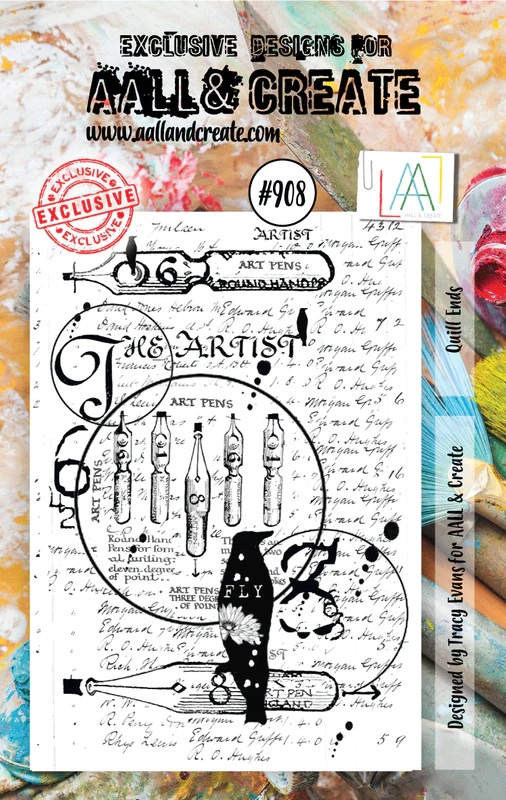 Aall& Create - QUILL ENDS - #908 - A7 STAMP -