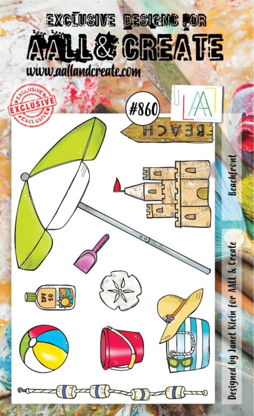 AAll&create - A6 STAMPS  - #860 - BEACHFRONT