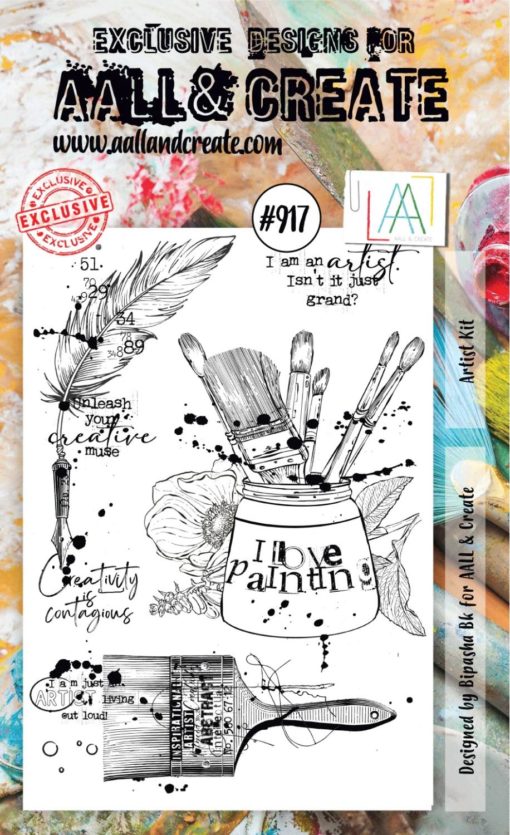 AAll&create - A6 STAMPS  - #917 - ARTIST KIT