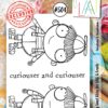 Aall& Create - #504 - TWEEDLEDEE & TWEEDLEDUM - A7 STAMP -