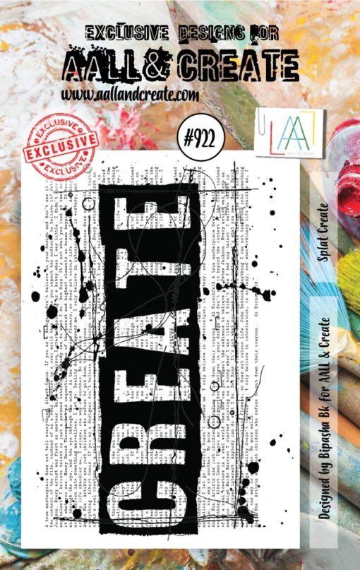 Aall& Create - #922 - SPLAT CREATE - A7 STAMP -