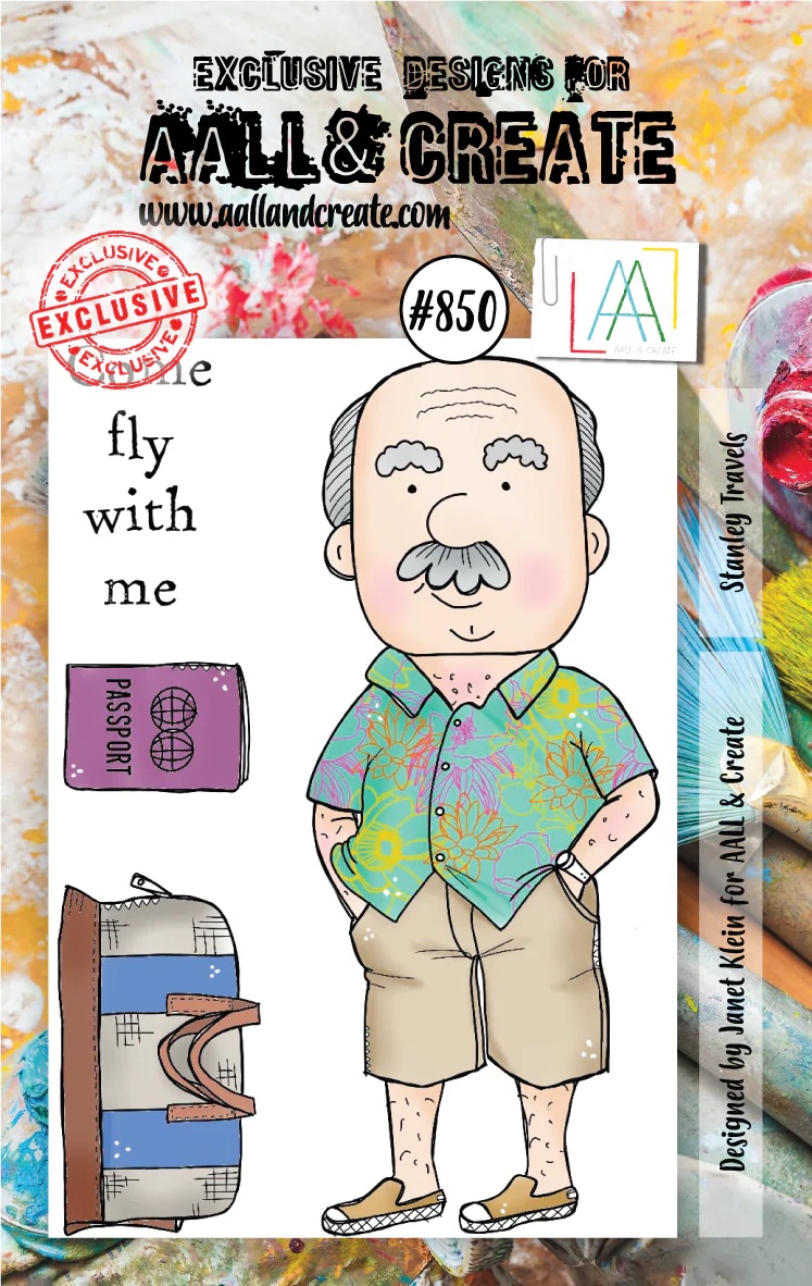 Aall&Create - #850 - A7 STAMP - Stanly Travels