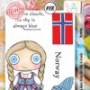 Aall&Create - #890 - A7 STAMP - Norway