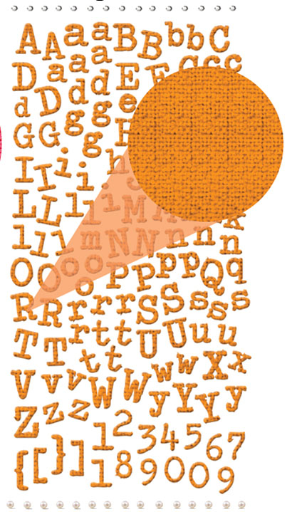 Prima marketing - Alphabets - go green - Orange