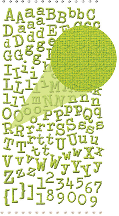 Prima marketing - Alphabets - go green - Grønn