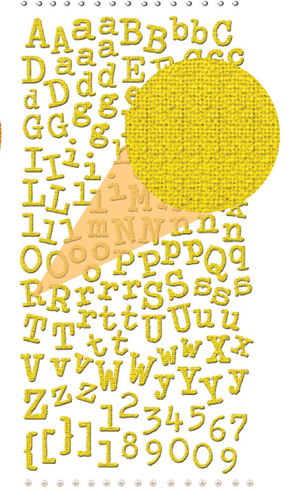 Prima marketing - Alphabets - go green - Gul