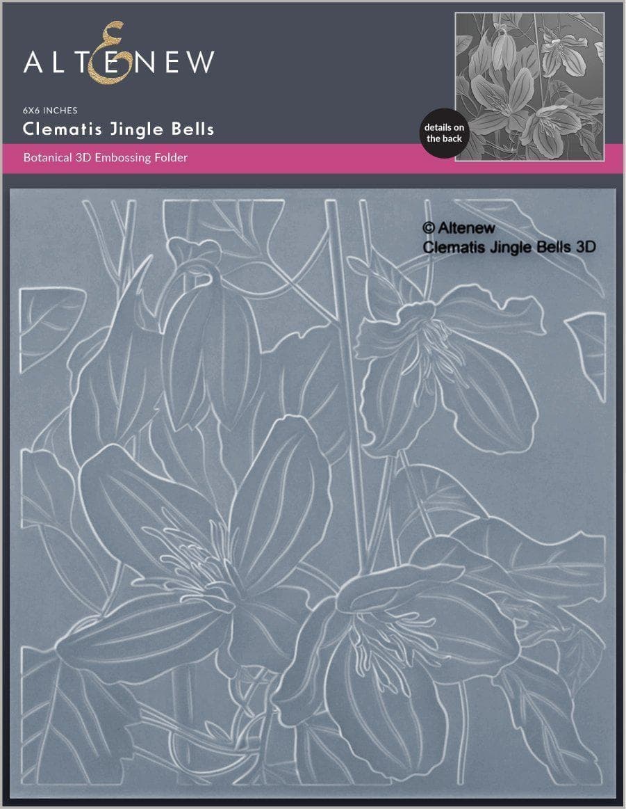 Altenew - Clematis Jingle Bells 3D Embossing Folder