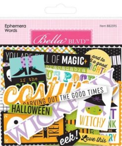 Bella Blvd -  Ephemera Words - Halloween