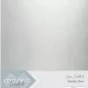 Metallic linen karton A4 silver