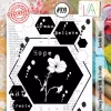 Aall& Create - # 929 - GARDEN HEX - A7 STAMP -