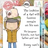 Aall& Create - # 936 - Father Son - A7 STAMP -